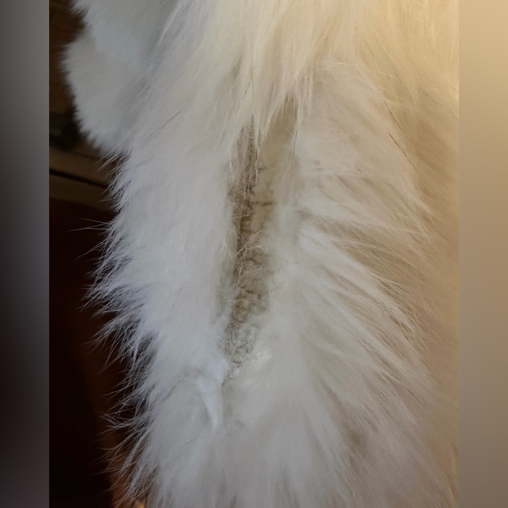 gorgeous vintage arctic white fox fur coat - Picture 15 of 15